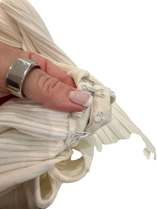 Aknvas Ingrid Midi Dress White NWOT - Size S - Picture 11 of 11